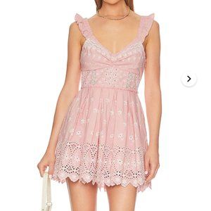 NWT LoveShackFancy Mochi Bubble Bath Pink Dress